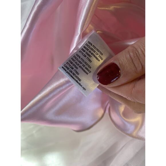 American princess punk dress bow flower girl pearls wedding graduation size 7 - Picture 8 of 8